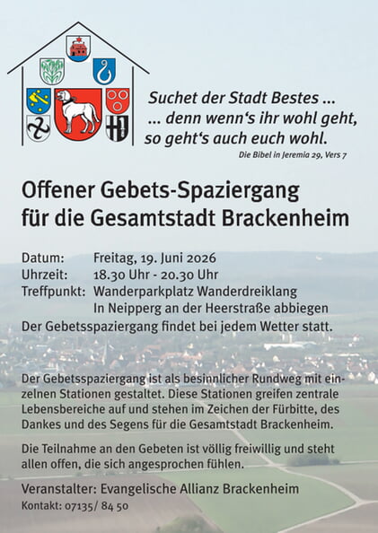 Gebetsspaziergang