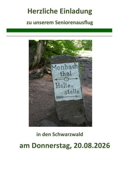 Seniorenausflug